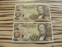 Avstrija 20 šilingov 1967