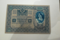 Avstroogrska bankovec 1000 kronen 1902