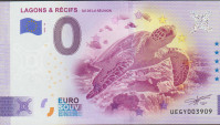 BANK. 0 EURO-LAGUNE,GREBENI OTOK REUNION (EVRO.BANKA)2025.UNC