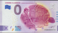 BANK. 0 EURO-svet.oseb ČARLI ČAPLIN-v zlati mrzlici(EV. BANKA)2024.UNC