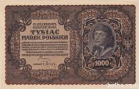 BANKOVEC 1000 MAREK (DRUGA POLJSKA REPUBLIKA)1919.aUNC/UNC