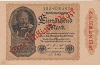 BANK.1000 MARK +pretisk 1 MILLIARDE P82a,P113a (NEMČIJA)1922.1923.UNC