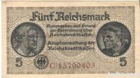 BANK.5 REICHMARK 7.št (NACI.REICH NEMČIJA)1940.VF/VF+