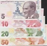 BANK. AKCIJA 5-10%,10-20%,50-40%2017,20-30%-2019 LIRASI (TURČIJA)UNC