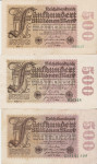 BANK.500 M. 500000000 MARK P110d.1,P110.2,P110a (REICH NEMČIJA)1923