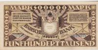 BANK.500000 MARK K223 (BADISCHE BANK N.REICH NEMČIJA)1923.VF/XF