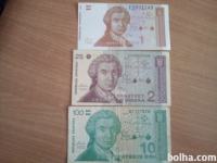 Bankovci Hrvaška (dinar)