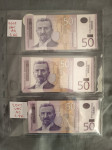 Bankovci Srbija 10 in 50 dinarjev