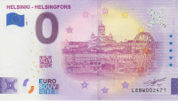 BANKOVEC 0 EURO FINSKA-HELSINKI-HELSINGFORS (EVRO.BANKA) 2022.UNC