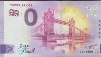 BANKOVEC 0 FUNT ANGLIJA-TOWER BRIDGE (EVROPSKA BANKA) 2025.UNC