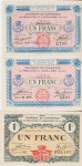 BANKOVEC ŠE 1 FRANCS 1916,1920 (FRANCIJA MOULINS) UNC