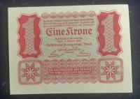 Bankovec 1 krona 1922 unc