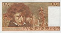 BANKOVEC 10 FRANCS "BERLIOZ" P150c.3  (FRANCIJA) 4.3.1976.XF.