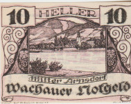 BANKOVEC 10 HELLER not geld "ARNSDORF" (AVSTRIJA) 1920.UNC