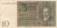 BANKOVEC 10 mark 1929 Nemčija