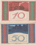 BANKOVEC 10,50 HELLER not geld "DUCHENAU" (AVSTRIJA) 1920.XF++/aUNC