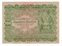 BANKOVEC  100 kron 1922  Avstroogerska