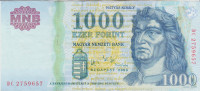 BANKOVEC 1000 FORINT P195b (MADŽARSKA) 2006.XF++