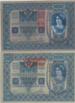 BANKOVEC 1000 KRONEN P61.2, P59(AVSTRIJA AVSTROOGRSKA) 1919(1902) XF