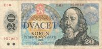 BANKOVEC  20 kron  1988  Čehoslovaška