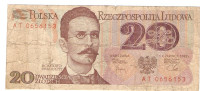 BANKOVEC  20 zlot  1982   Polska