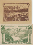 BANKOVEC 20,50 HELLER not geld "GOSAU" (AVSTRIJA) 1920