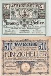 BANKOVEC 20,50 HELLER not geld "KASSENSCHEIN" (AVSTRIJA) 1920.UNC