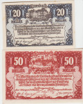BANKOVEC 20,50 HELLER not geld "LAMBACH" (AVSTRIJA) 1920.UNC