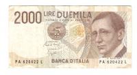 BANKOVEC 2000 lir 1990 Italija