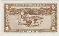 BANKOVEC 5 KIP-P2b (LAOS) 1957.aUNC/UNC