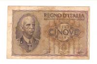 BANKOVEC  5 lir  1940  Italija