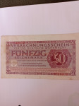 Bankovec 50 reichsmark 1944