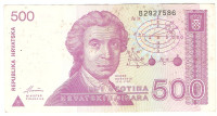 BANKOVEC   500 dinarjev  1991  Hrvaška