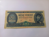Bankovec Madžarska 20 forint   1969