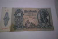 Bankovec Madžarska 20  pengo 1941