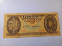 Bankovec Madžarska 50 forint   1989