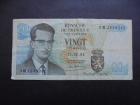 BELGIJA 20 FRANCS 1964 1.