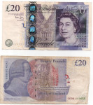 Britanski Funti 64 GBP za 40 €