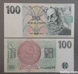Češka Republika 100 korun 1997 UNC