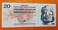 ČEŠKOSLOVAŠKA 20 korun 1970