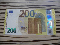Evropa 200 euro 2019 - nov podpis UNC