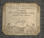 FRANCIJA  50 SOLS 1793