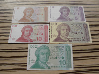 Hrvaška 1 - 100 dinara 1991 - UNC