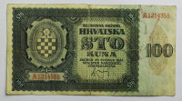 HRVAŠKA 100 KUNA 1941