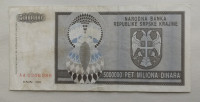 HRVAŠKA KNIN P-R11 5000000 dinara 1993