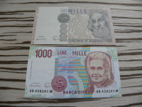 Italija 1000 lir 1982 ali 1990 UNC