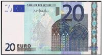 ITALIJA 20 EUR 2002 Draghi UNC črka S