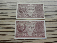 Italija 5 lir 1944