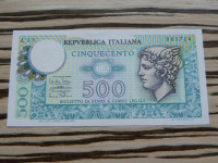 Italija 500 lir 1974 - UNC