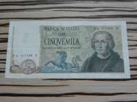 Italija 5000 lir 1977 (10.11.1977)